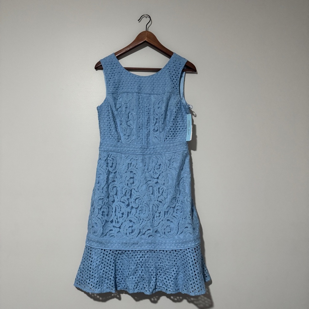 Antonio Melani | NWT Baby Blue Lace Dress (Size 8)